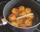 A picture of step 2 of Cauliflower balls: (Gobhi ke Kofte).