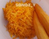 عکس مرحله 1 از دستور کیک هویج یخچالی🥕