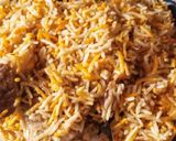 A picture of step 5 of Desi Pulao.