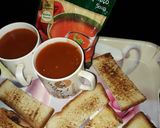 A picture of step 3 of Knorr thick tomato soup.