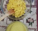 Foto del passaggio 9 della ricetta Tagliatelle con crema di burrata e pistacchi di Bronte