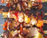 A picture of step 7 of Marinated chicken skewers.