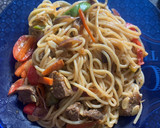 Foto del paso 4 de la receta: Fideos con verduras al wok con salsa de soja