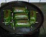 Foto langkah ke 6 dari resep Lemper Bakar isi Abon.
