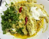 A picture of step 2 of Bhapa Shorshe Pomfret.