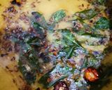 A picture of step 5 of Mong daal with rice.