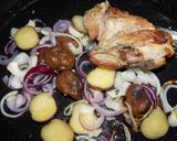 Foto del paso 5 de la receta: Papines encebollados y pollo