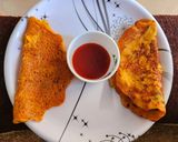 A picture of step 6 of Carrot besan chilla.