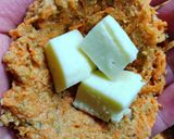 Foto del paso 3 de la receta: Croquetas de zanahoria rellenas con queso a la sartén