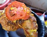 A picture of step 4 of Oven grilled kienyeji chicken.