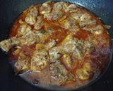 A picture of step 3 of Chicken in my style 😋.