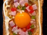 ขนมปังหน้าไข่ egg toast