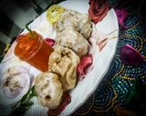A picture of step 7 of Soyabean Momos.