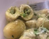 Foto del paso 9 de la receta Ñoquis con salsa de queso brie y pesto a la ligure casero