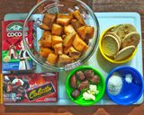 Foto langkah ke 1 dari resep Parfait Ubi Kurma Cokelat.
