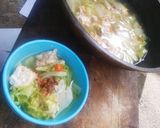 Foto langkah ke 3 dari resep Soup Asem Sawi Putih Tempe.