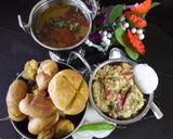 A picture of step 6 of Royal Dal Bati chokha.