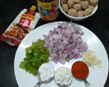 A picture of step 1 of Soya Beans Manchurian.