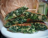 Foto langkah ke 20 dari resep Spinach Omelette / Telur dadar bayam.