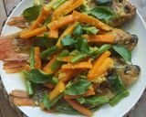 Foto langkah ke 3 dari resep Pesmol Nila dengan Sayuran.