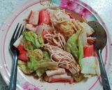รูปขั้นตอนการทำที่ 5 ของ ลาบปูอัดเห็ดเข็ม