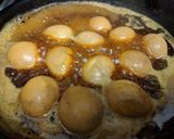 Foto langkah ke 4 dari resep Bubur Ayam Kuah Kuning.