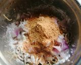 A picture of step 1 of Maggi manchurian.