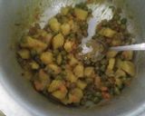 A picture of step 3 of Veg Samosas.