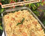 Foto langkah ke 7 dari resep Creamy Shrimp Alfredo Pasta.