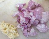 A picture of step 3 of Adobong Pusit with sabaw.