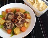 Foto langkah ke 3 dari resep Sop Buntut Sehat tanpa msg #FestivalResepAsia#Indonesia#Sapi.
