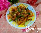 A picture of step 4 of Honey Chilli Potatoes.