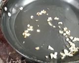 A picture of step 1 of Garlic Spinach Corn Rice.