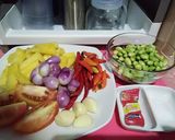 Foto langkah ke 4 dari resep 6. Brokoli Sambal Nanas Edamame.