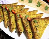 A picture of step 5 of Semolina Bread Snack.