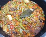 Foto del paso 2 de la receta 109. Fideos con costilla y menestra