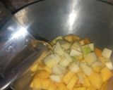 A picture of step 2 of Mango fruity  fresh n juicy.