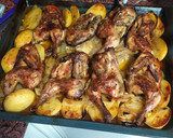 Foto del paso 3 de la receta: Picantones al horno con patatas
