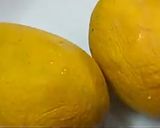 A picture of step 1 of Mango Milkshake.
