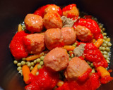 Foto del paso 5 de la receta: Albóndigas con guisantes y zanahorias