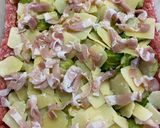 Csőben sült rakott kelbimbó recept fázis 3 fotója
