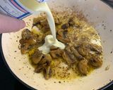 A picture of step 6 of Mushroom Bruschetta.