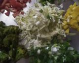 क्रिस्पी कॉर्न ब्रोकोली सलाद (Crispy corn broccoli salad recipe in hindi) रेसिपी चरण 3 फोटो
