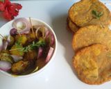 A picture of step 8 of Tomato kachori with sweet, tangy, spicy,potato.