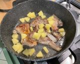 A picture of step 11 of Pineapple-Glazed Lamb Chops.