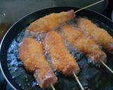 Foto langkah ke 3 dari resep Corndog Sosis.