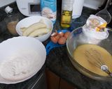 Pas rețetă Chec de banane cu nuci 1 fotografie