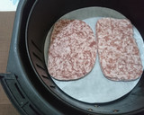 氣炸和牛漢堡排(簡單料理)的食譜步驟2照片