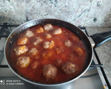 Foto del paso 4 de la receta: Albóndigas con salsa de tomate, rápida y para celíacos