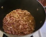 A picture of step 3 of Cabbage and Noodles.